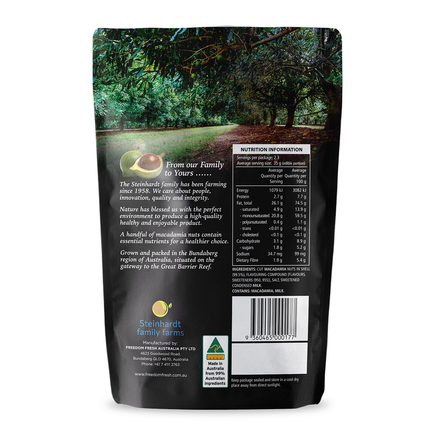 Hạt macadamia quế Happy Nut