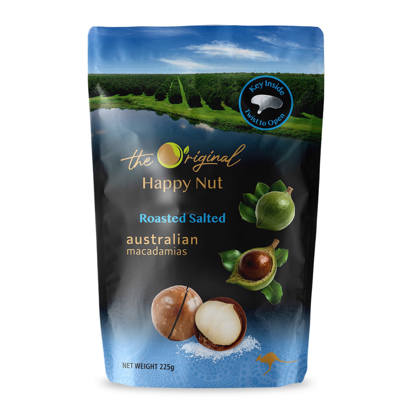 Hạt Macadamia rang muối Happy Nut