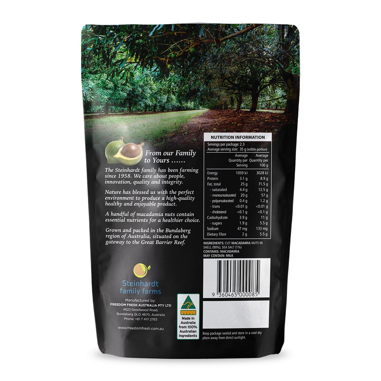 Hạt Macadamia rang muối Happy Nut