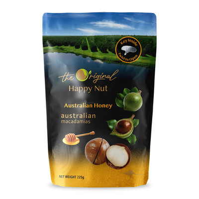 Hạt macadamia mật ong Úc Happy Nut